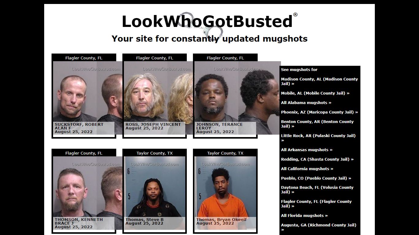 LookWhoGotBusted.com